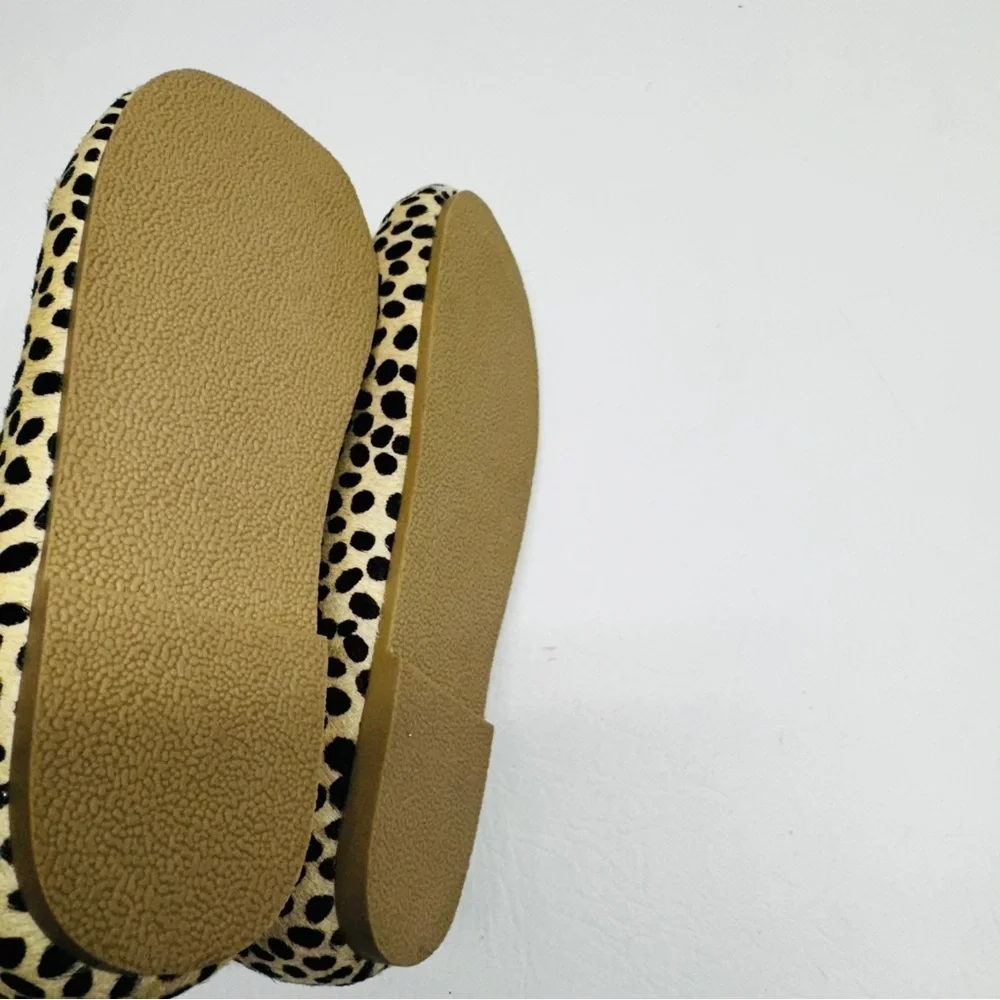Simply Solie girls animal print flats boot size 1 NWOT